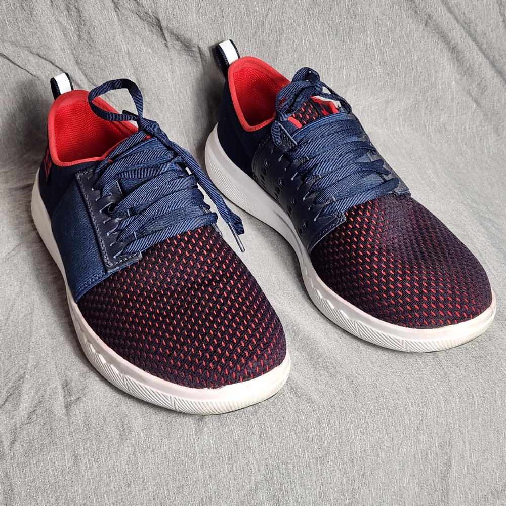 Under Armour Charged 24/7 2.0 Size 8 Men's Navy and Red Athletic Shoes